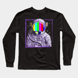 astronaut tv Long Sleeve T-Shirt